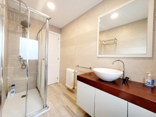 Kúpeľňa v ubytovaní Acogedor apartamento a la entrada de camino portugués