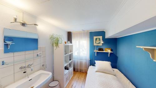Koupelna v ubytování BnB Haus Weibel