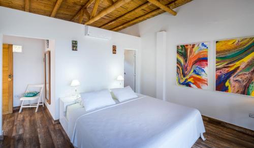 Cama o camas de una habitación en Sunset Mancora