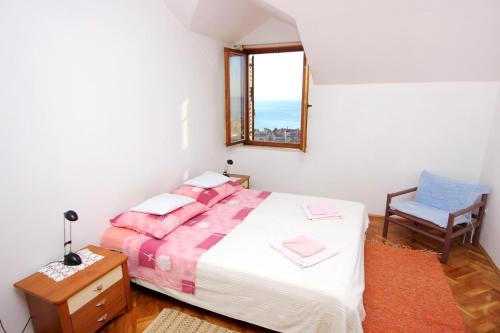 Postel nebo postele na pokoji v ubytování Apartments with WiFi Dubrovnik - 8554