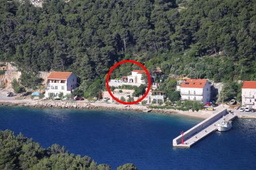 منظر Family friendly apartments with a swimming pool Trstenik, Peljesac - 11081 من الأعلى