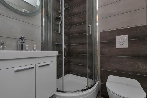 Kúpeľňa v ubytovaní Studio Pokrivenik 10427a
