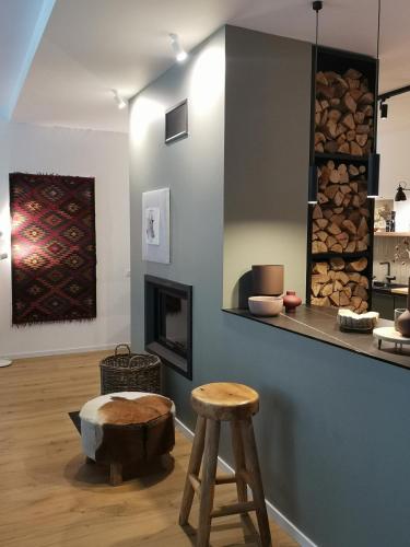 Kuchyň nebo kuchyňský kout v ubytování GORA - Вила Villa for 22 Guests, Пампорово, Rhodope Mountains