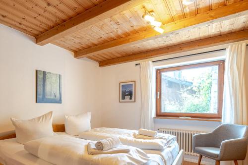 Lova arba lovos apgyvendinimo įstaigoje Chalet Alpenpanorama