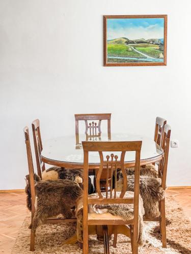 Χώρος καθιστικού στο Vila Petunija
