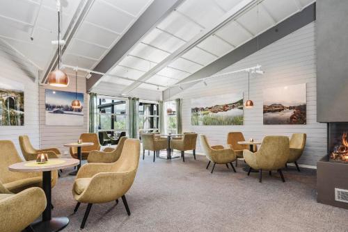 Ruang duduk di Frich's Hotell og Spiseri Alvdal