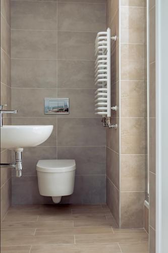 Un baño de Apart Hostel S8