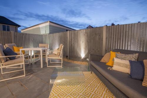 Ruang duduk di The Beach Escapes