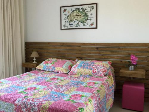 Cama o camas de una habitación en Residencial Dois Amores Apartamentos