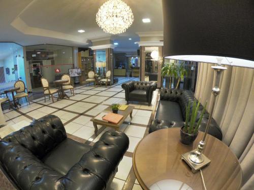 Χώρος καθιστικού στο Aquarius Hotel Flat Residence
