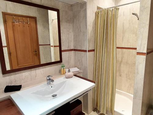 Koupelna v ubytování Casa da Travessa - casa de férias no coração de Faro