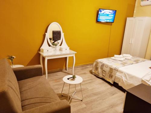 Letto o letti in una camera di Rose Guest House