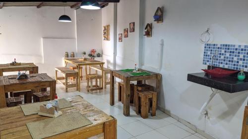 Et opholdsområde på Pousada Viana