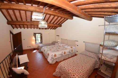Un pat sau paturi într-o cameră la Al Vecchio Pozzo