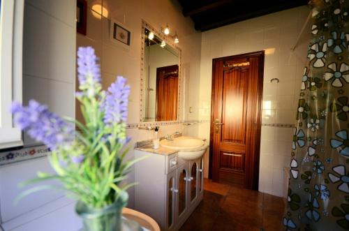 Koupelna v ubytování A Pousada do Mar Ferrol