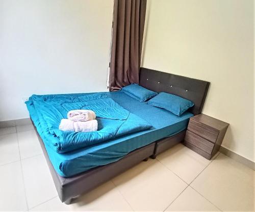 Giường trong phòng chung tại Cozy Homestay at Palas Horizon @ Kea Farm/6 pax