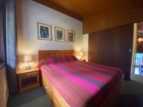 Posteľ alebo postele v izbe v ubytovaní Châtel joli appartement 6 personnes