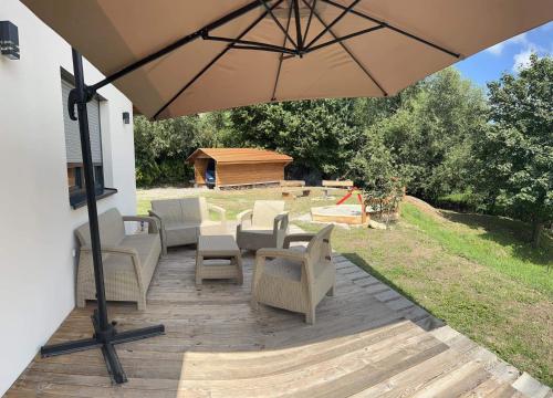 Ein Garten an der Unterkunft Dom wypoczynkowy jednorodzinny całoroczny