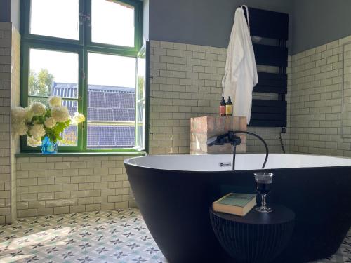 Fotografie z fotogalerie ubytování traumHaff- Endless Summer Loft, privates NORDICSPA, Kamin, Hund, 400m zum Wasser v destinaci Rieth