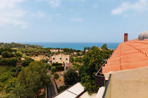 a view from the roof of a house at Alberi del Paradiso in Cefalù
