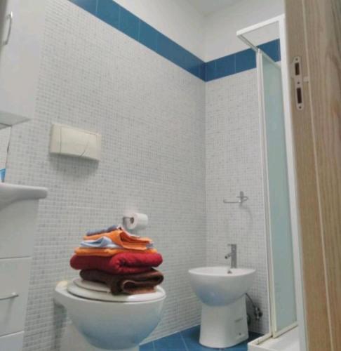 Koupelna v ubytování Athena b&b Castro