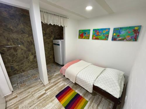 Postel nebo postele na pokoji v ubytování Salento_littlehouse