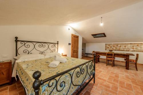 Postel nebo postele na pokoji v ubytování Casa Garoselli