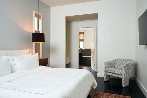 Katil atau katil-katil dalam bilik di Hotel Saint Cecilia