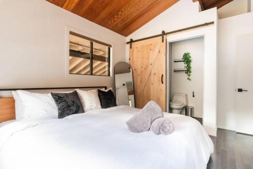 Katil atau katil-katil dalam bilik di EVERGREEN LODGE+SKI