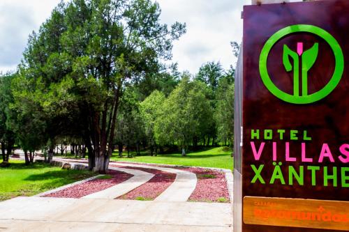 Villas Xäntheに飾ってある許可証、賞状、看板またはその他の書類