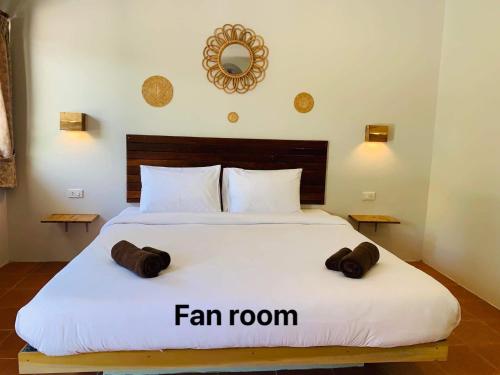 Cama o camas de una habitación en Koh Tao Heritage Hotel