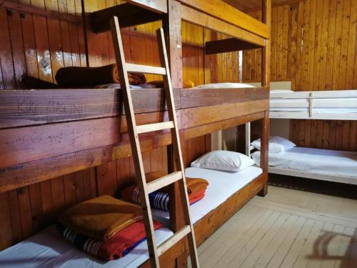 Un ou plusieurs lits superposés dans un hébergement de l'établissement Great Mountain B&B Platak