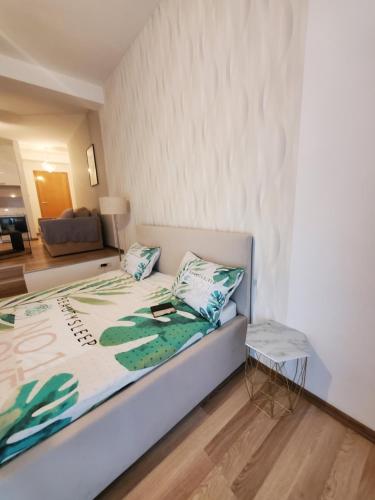 Postel nebo postele na pokoji v ubytování Sleep and drive premium