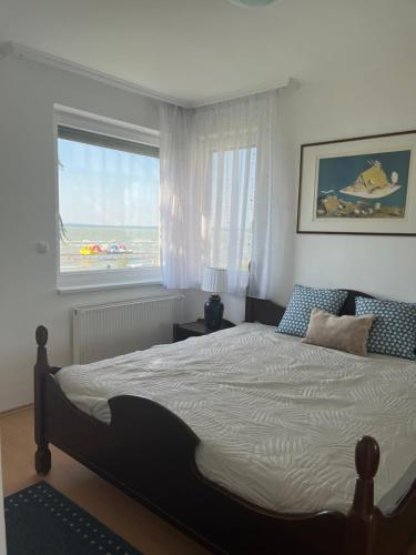 Posteľ alebo postele v izbe v ubytovaní Summer Vibe Siofok