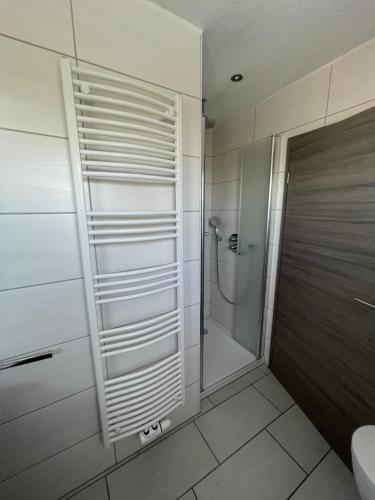Kupaonica u objektu Meerzeit Strandhotel