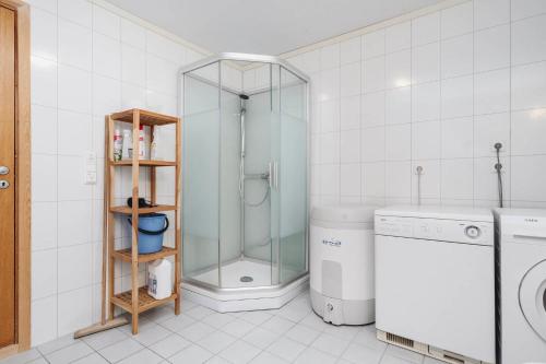 Koupelna v ubytování Basecamp Frich`s Hjerkinn