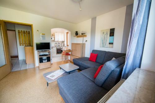 Kuchyň nebo kuchyňský kout v ubytování Appartementanlage Marianne