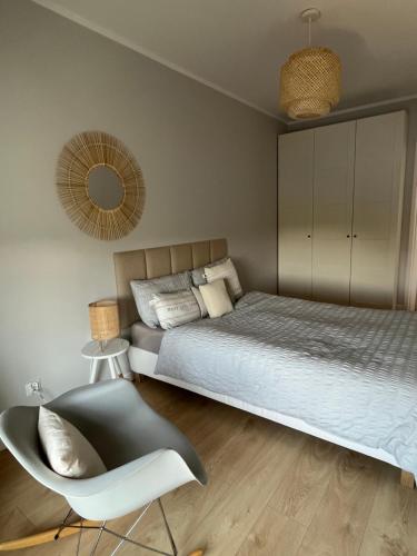 Katil atau katil-katil dalam bilik di apartament Gaja