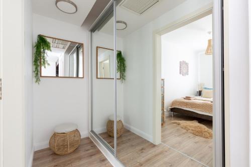 Postel nebo postele na pokoji v ubytování Budapest Holidays Apartments Family