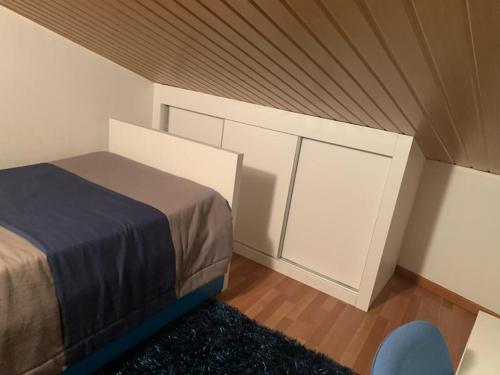 Cama o camas de una habitación en Casa da Gracita