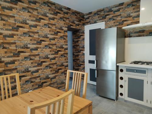 Η κουζίνα ή μικρή κουζίνα στο gîte du Laïka