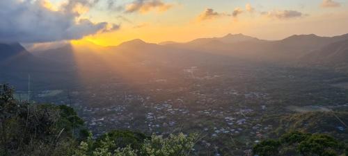 ホームステイの近くで見られる自然の景観