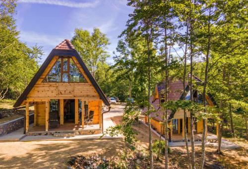 Zahrada ubytování Log cabins Banjska stena