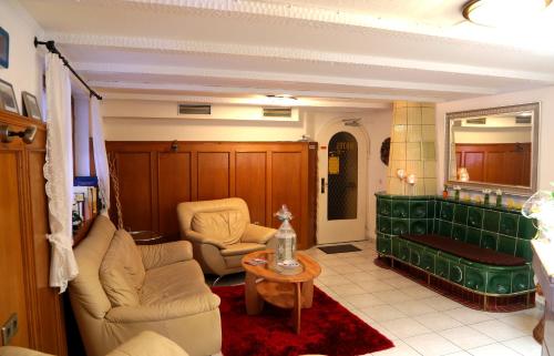 Χώρος καθιστικού στο Hotel Bellevue