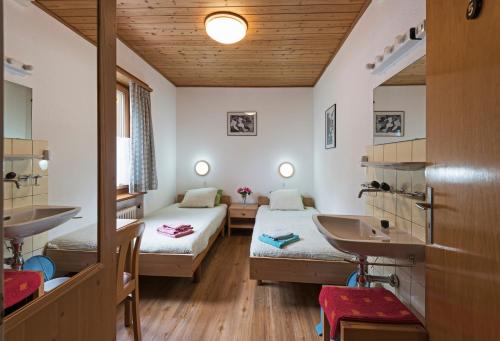 Koupelna v ubytování B&B Pranzaira