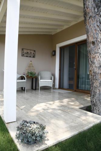 Patio nebo venkovní prostory v ubytování D&C Göcek Hotel