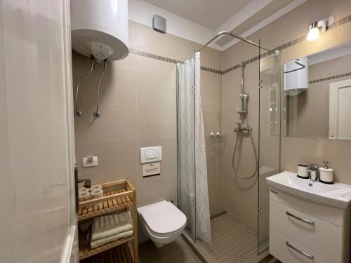 Koupelna v ubytování Apartments Fonda House