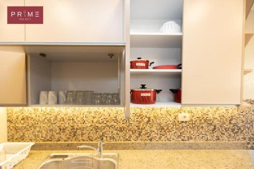 Η κουζίνα ή μικρή κουζίνα στο Prime Select Marvel City New Cairo