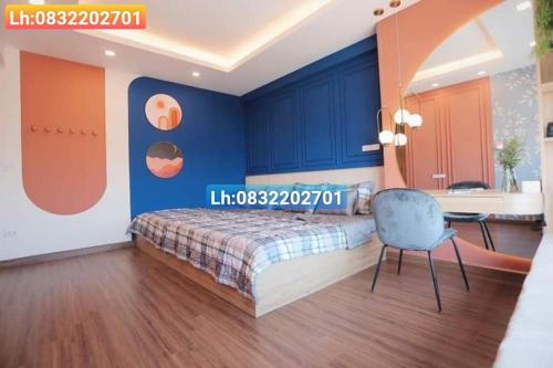 Postel nebo postele na pokoji v ubytování FLC Sea CHANH Apartment - Căn Hộ Hướng Biển Trung Tâm TP Quy Nhơn