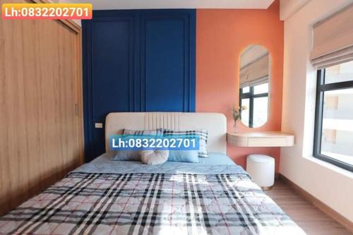 Postel nebo postele na pokoji v ubytování FLC Sea CHANH Apartment - Căn Hộ Hướng Biển Trung Tâm TP Quy Nhơn